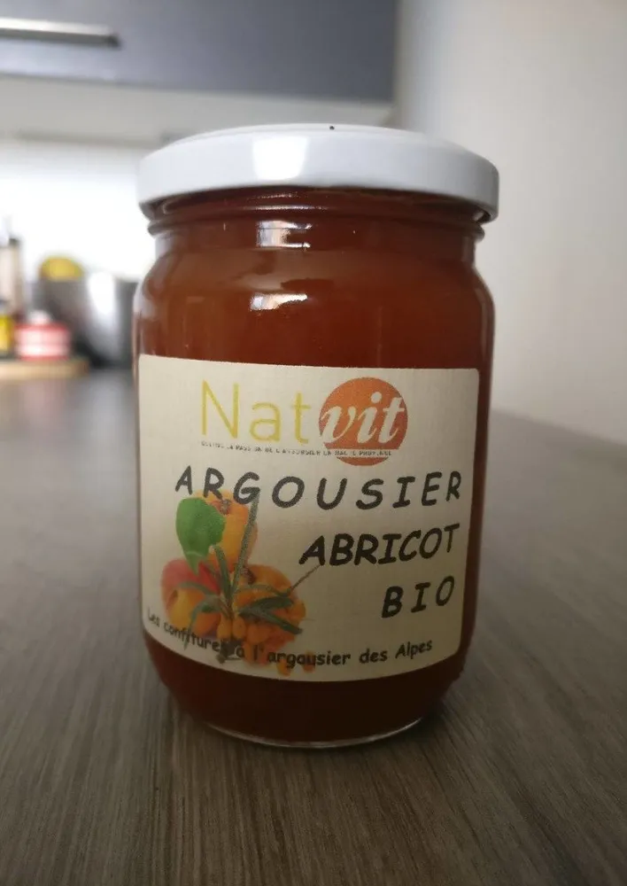 Confiture ARGOUSIER ABRICOT BIO