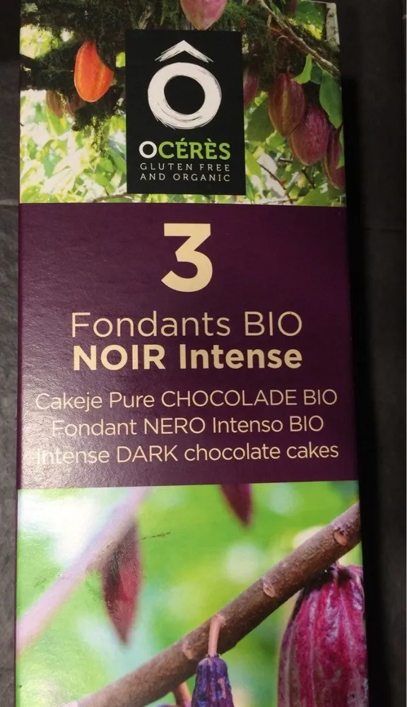 3 fondants noir intense
