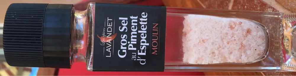 Gros Sel au piment d'espelette