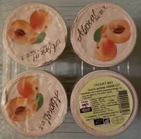 Yaourt bio sucré arôme abricot