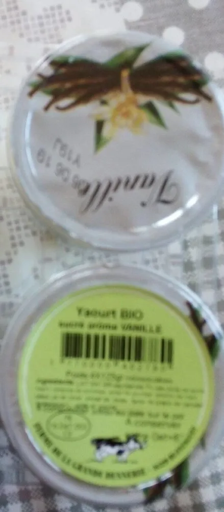 Yaourt bio vanille