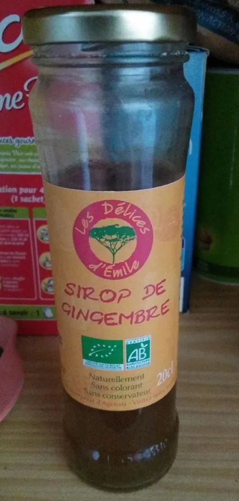 Sirop de gingembre