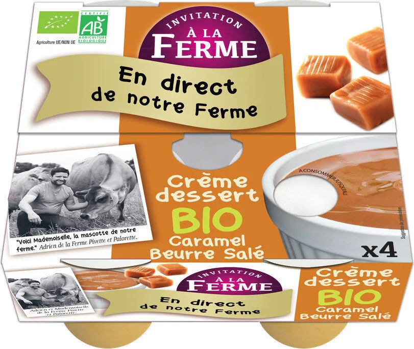 Creme dessert au caramel beurre salé