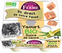 Yaourt au sucre de canne