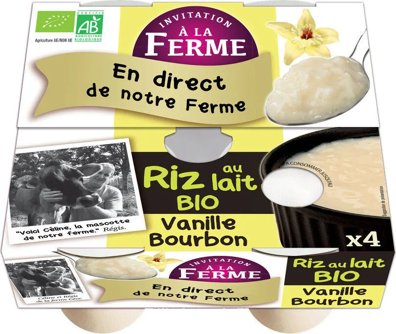 Riz au lait à la vanille Bourbon