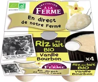 Riz au lait à la vanille Bourbon