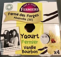 Yaourt fermier vanille bourbon
