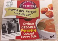 Crème dessert Fermière Caramel Beurre Salé