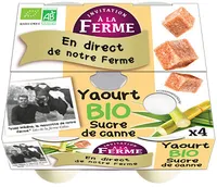 Yaourt Fermier au sucre de canne
