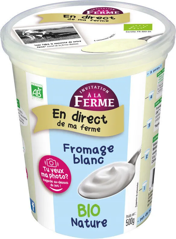 Fromage blanc bio nature