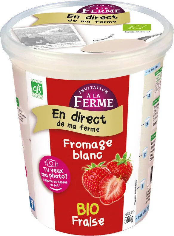 Fromage blanc fraise