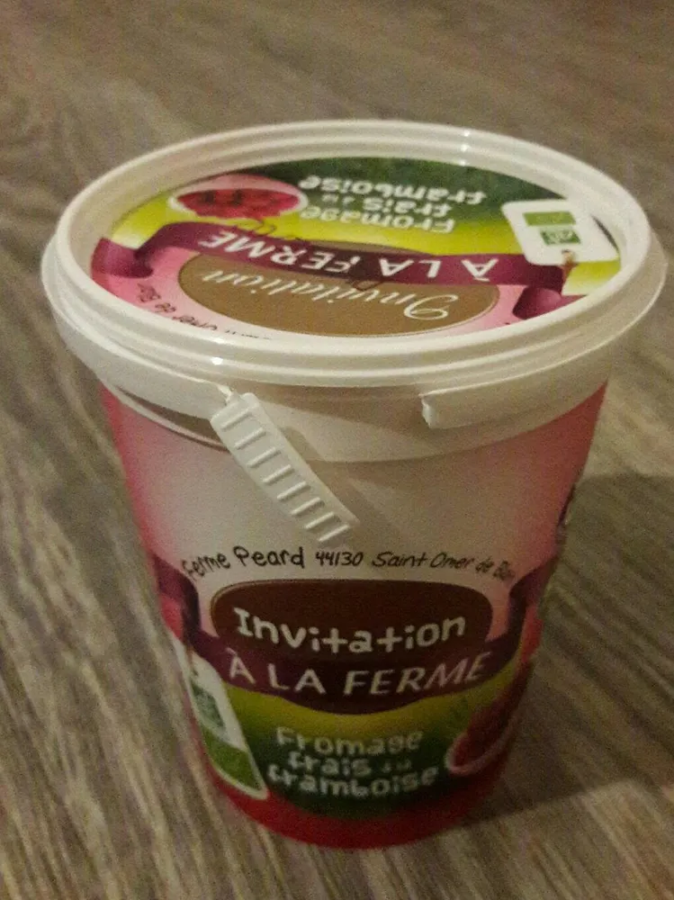 Fromage blanc framboise