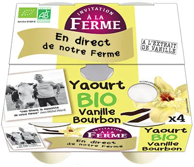 yaourt vanille Bourbon