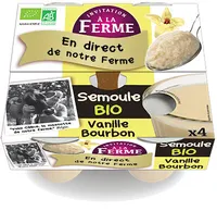 semoule à la vanille Bourbon