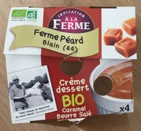 Crème dessert caramel beurre salé