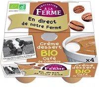 Creme dessert au café
