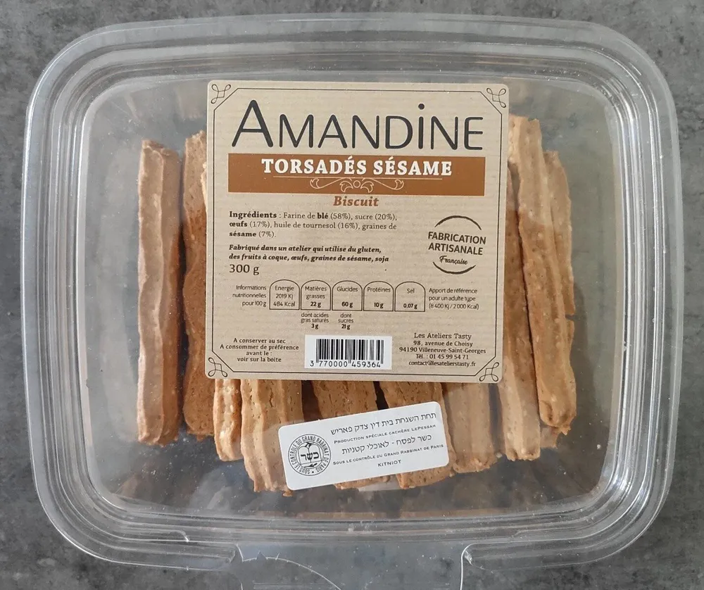 Torsadées sésame