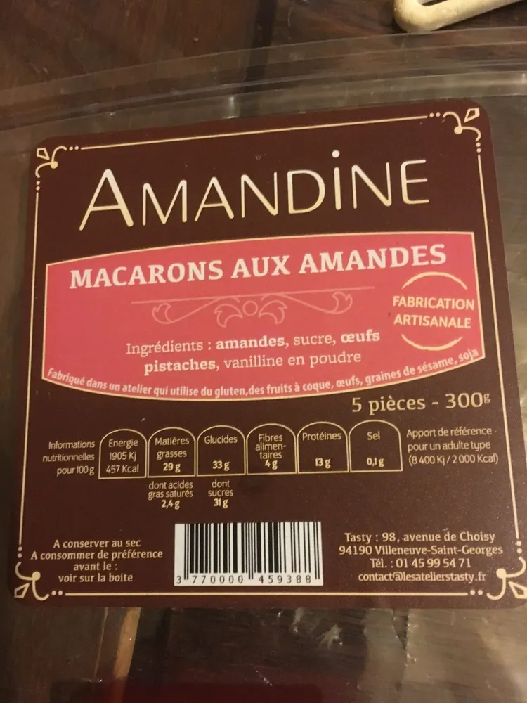 Macaron aux amandes