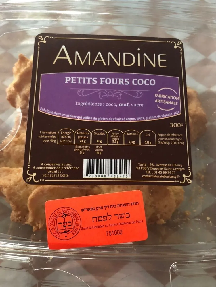 Petits fours coco
