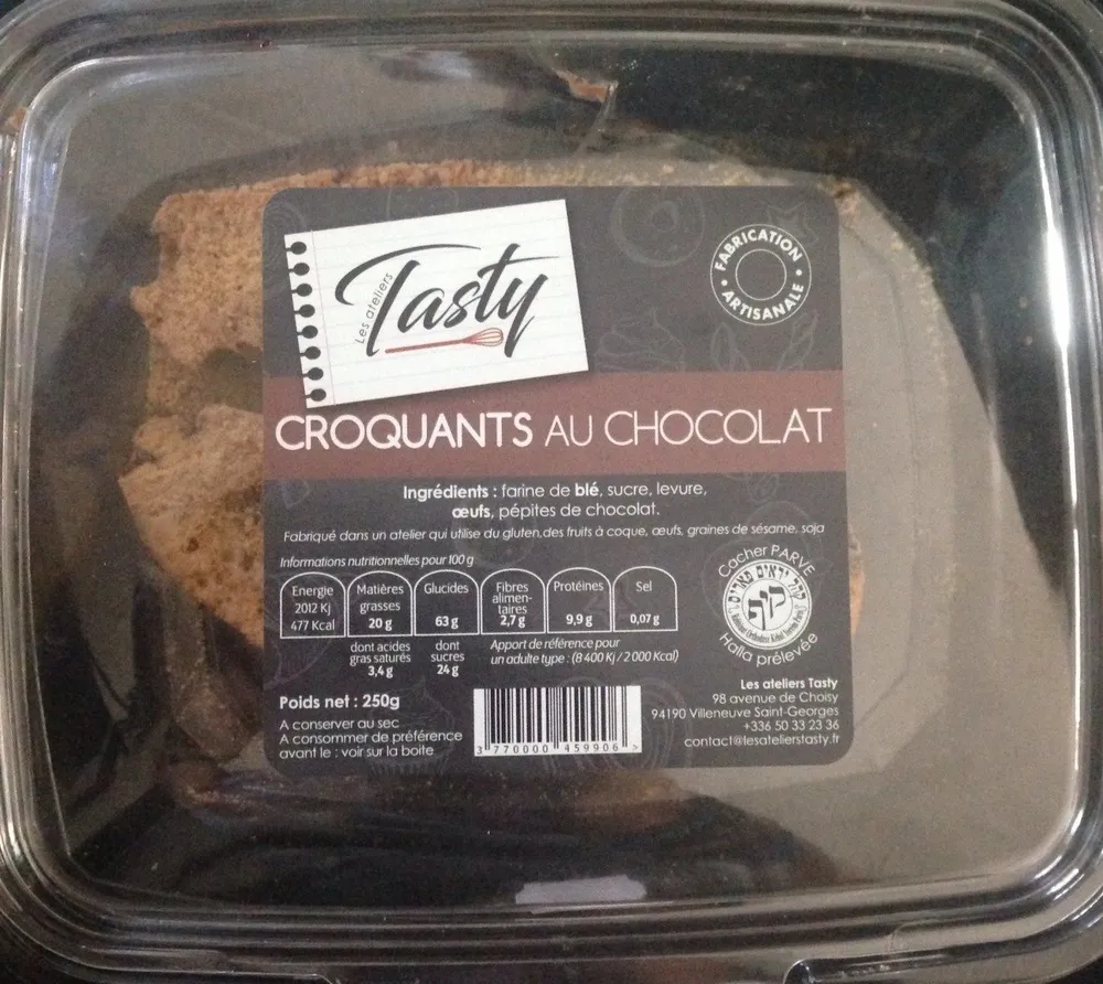 Croquants au chocolat