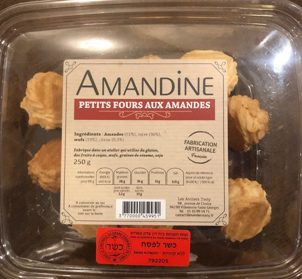 Petits fours aux amandes