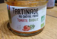 Tartinade chevre tomate basilic