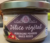 Delice vegetal aubergine poivron baies roses