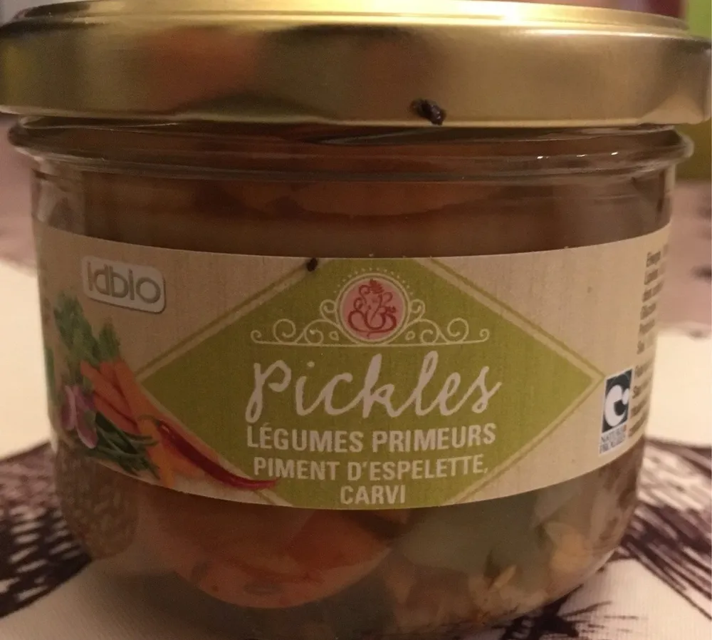 Pickles legumes primeurs piment d'espelette