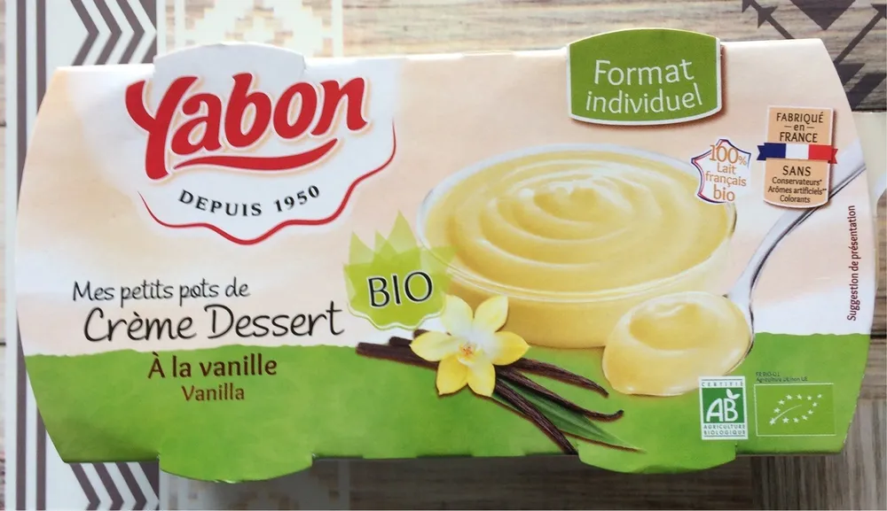 Crème dessert vanille