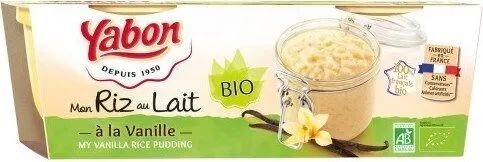 Mon riz au lait à la vanille