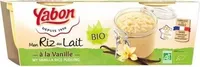 Mon riz au lait à la vanille