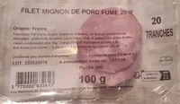 Filet mignon de porc fumé
