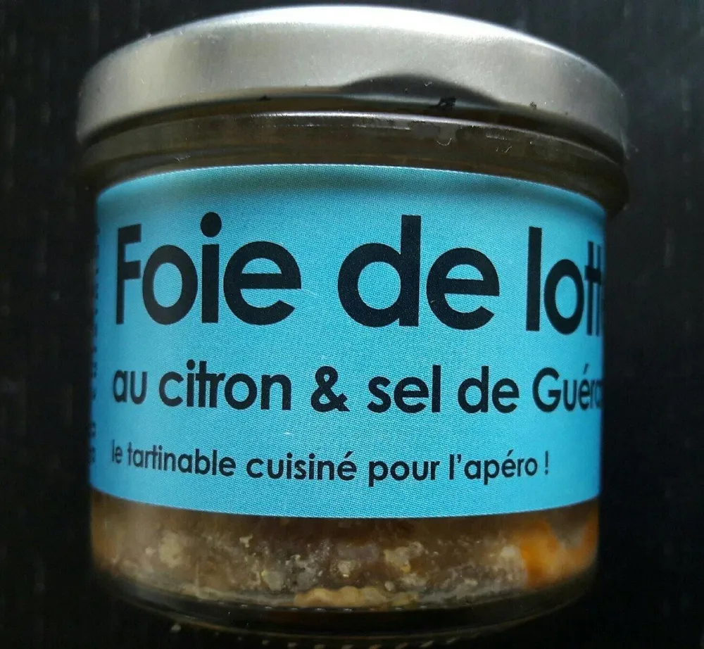 Foie de lotte au citron et sel de guerande