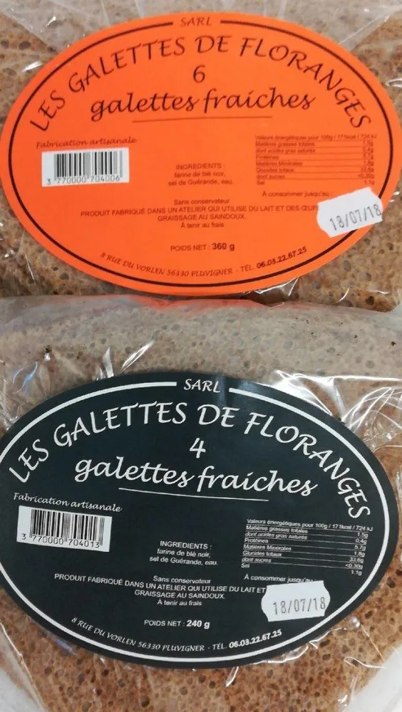 4 Galettes Fraîches