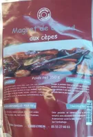 Magret de canard aux cèpes