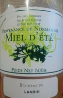 Miel d'été provenance de Normandie