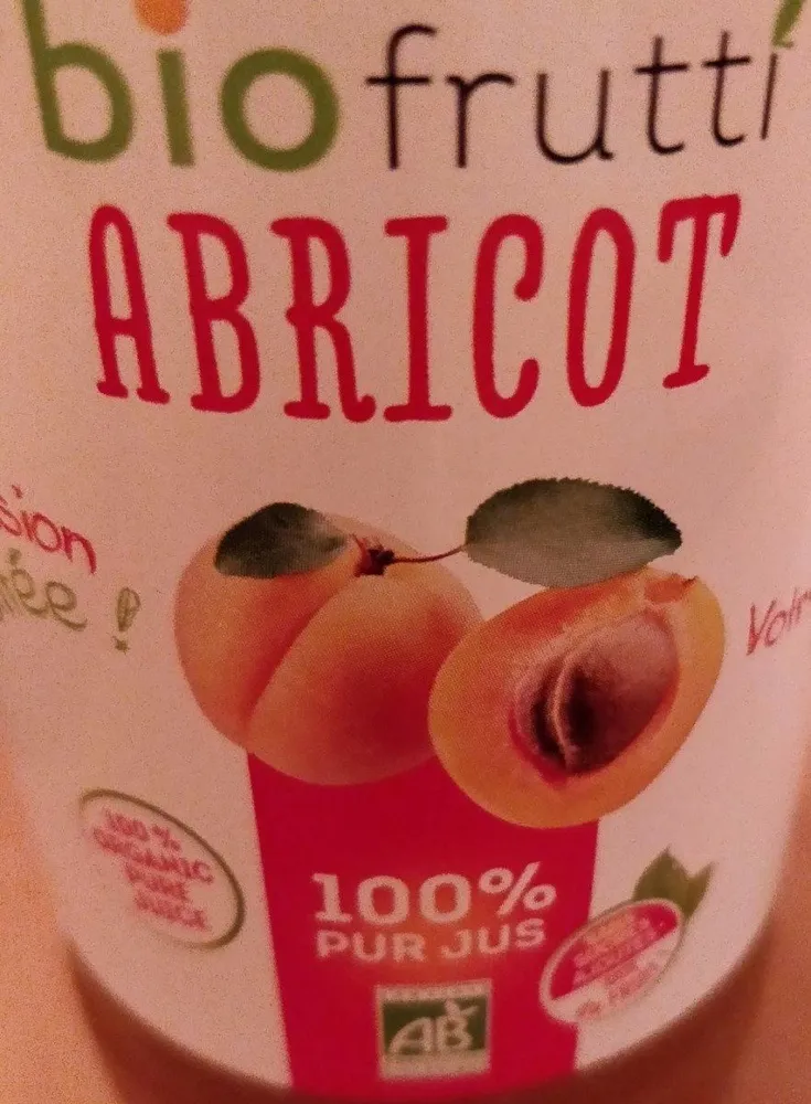 Pur jus d'abricot, 70cl