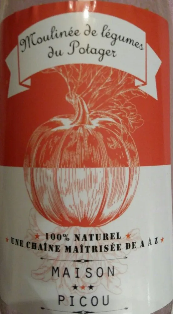 Mouliné de légumes du potager