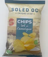 Chips de pomme terre bio au sel de camargue