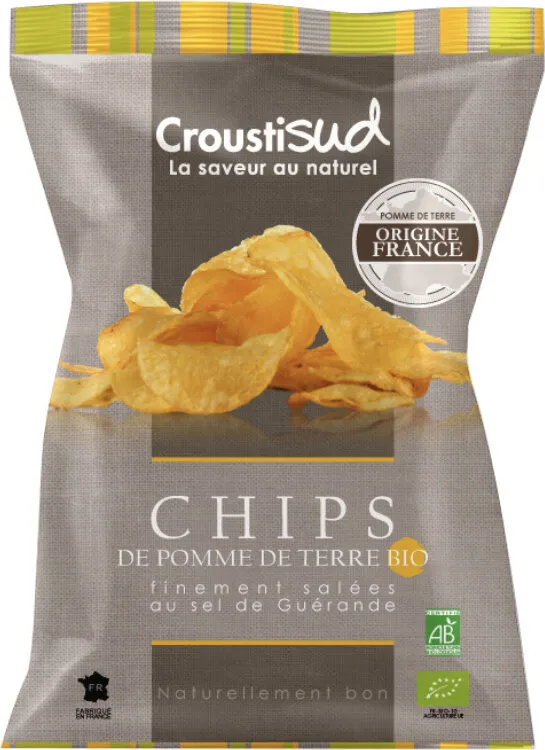 Chips de pomme de terre Bio