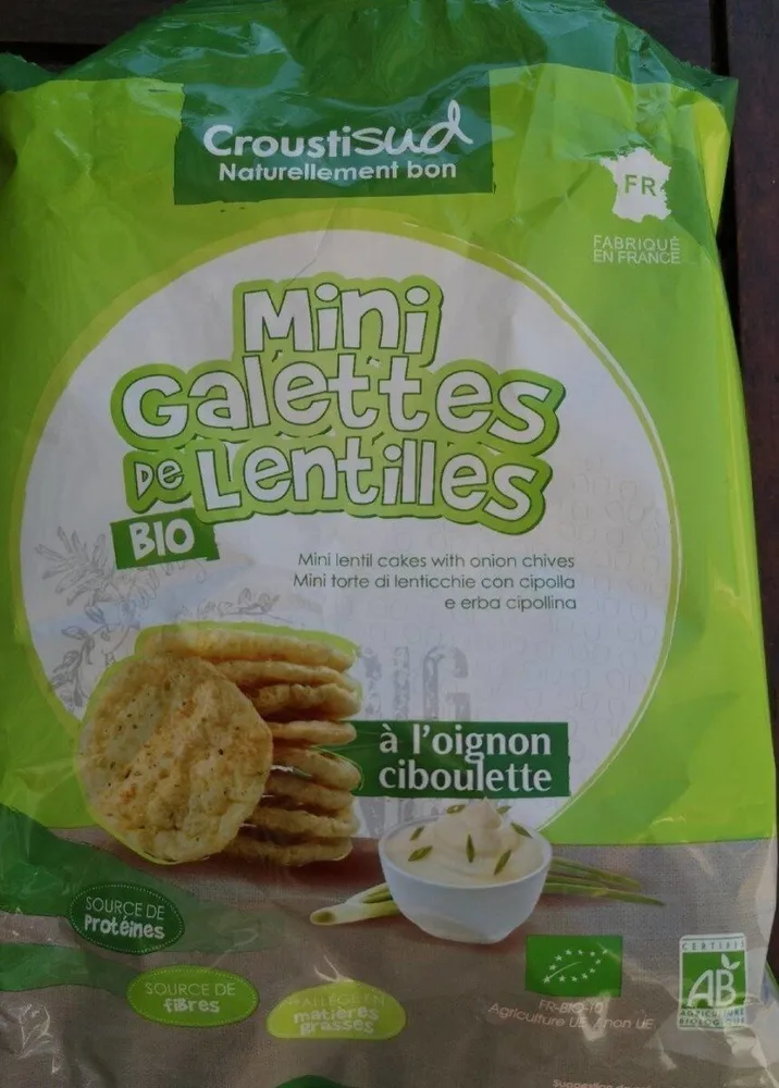 Mini galettes de lentilles