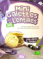 Mini galettes de lentilles
