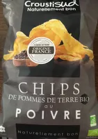 Chips de pomme de terre BIO au poivre