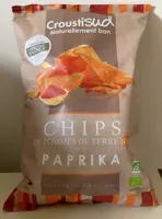 Chips de pomme de terre bio au paprika