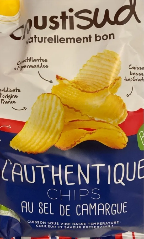L’authentique chips au sel de camargue