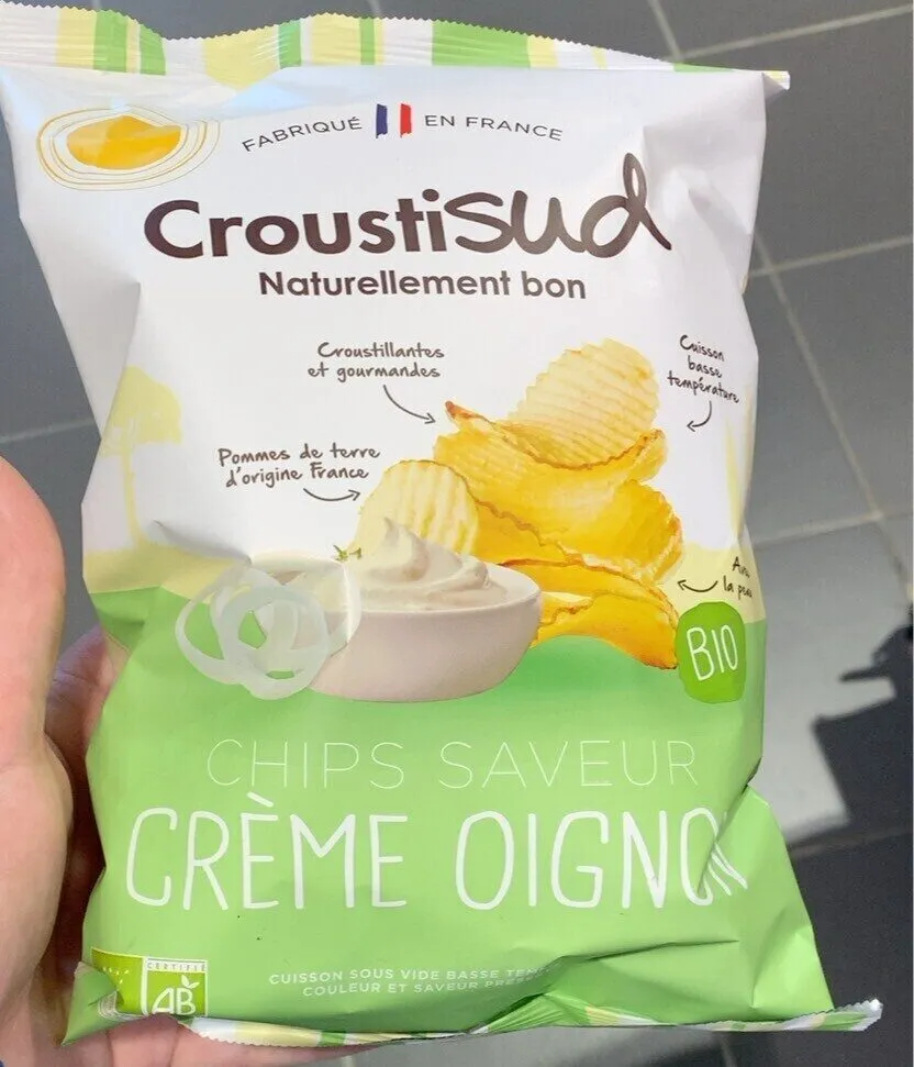 Chips saveur Crème oignon