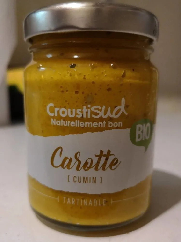Tartinable Carotte cumin