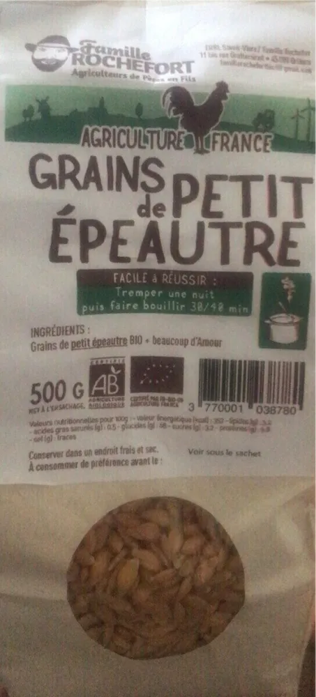 Grains de petit épeautre