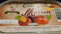 Crème glacée crème de marron
