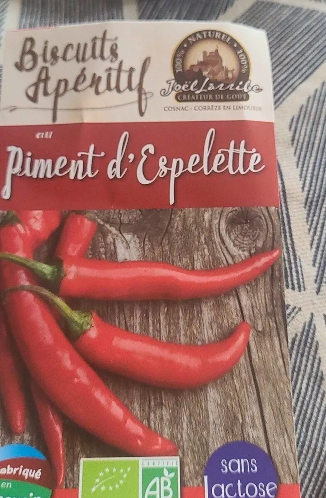 Biscuits apéritifs piment d'Espelette